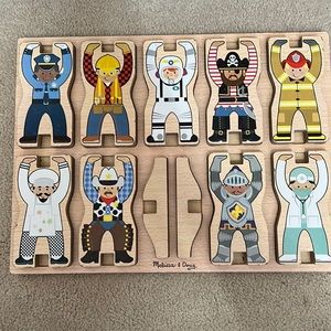 Melissa & Doug Wooden Stacking Puzzle